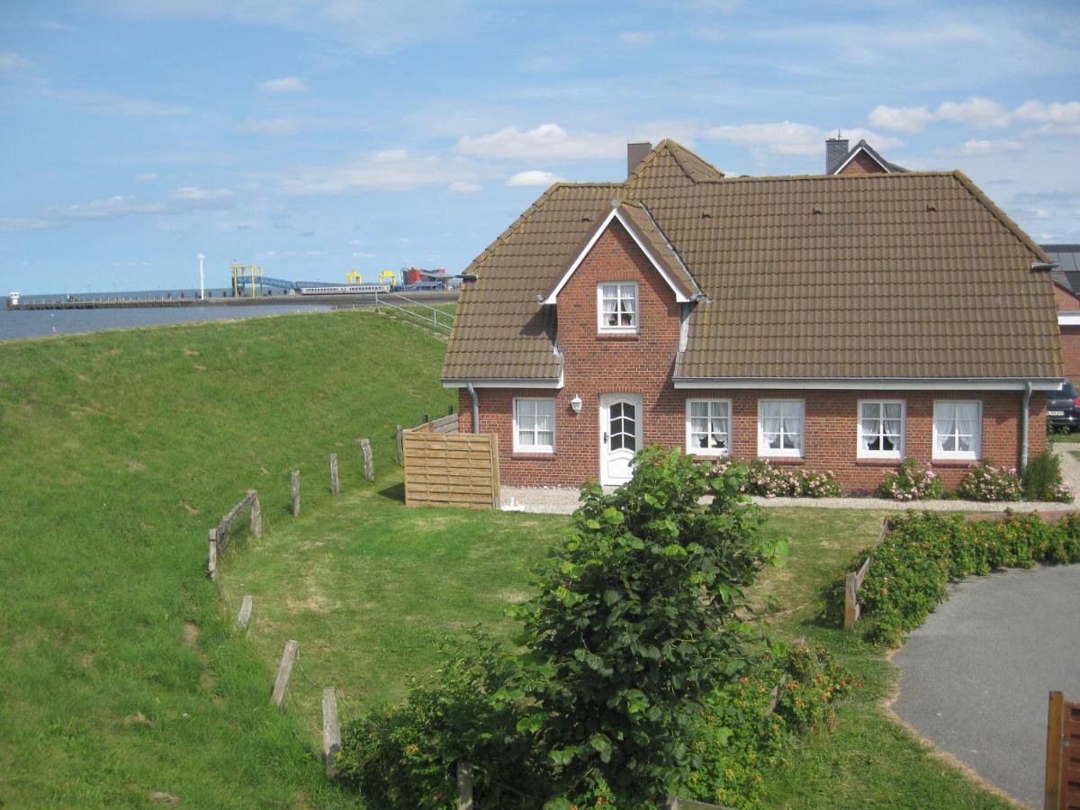 Direkt Am Deich - Ferienwohnung Amrum Im Gaestehaus Am Badedeich Dagebüll Eksteriør bilde